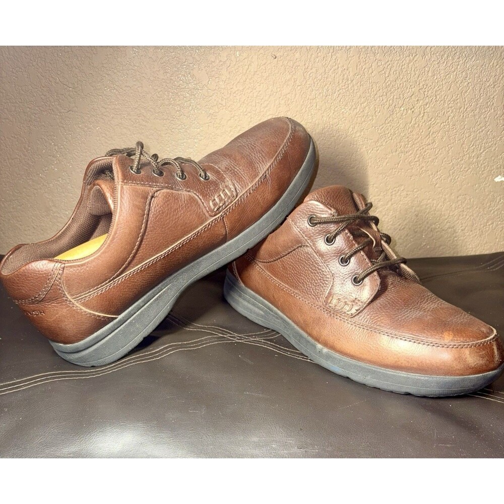 Nunn Bush Comfort Gel Memory Foam Brown Lightweight Shoes 84694 Sz 13M Lace-up
